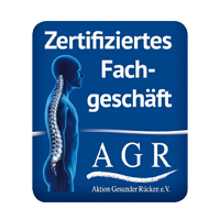 AGR Aktion gesunder Rücken, Siegel, Zertifiziertes Fachgeschäft