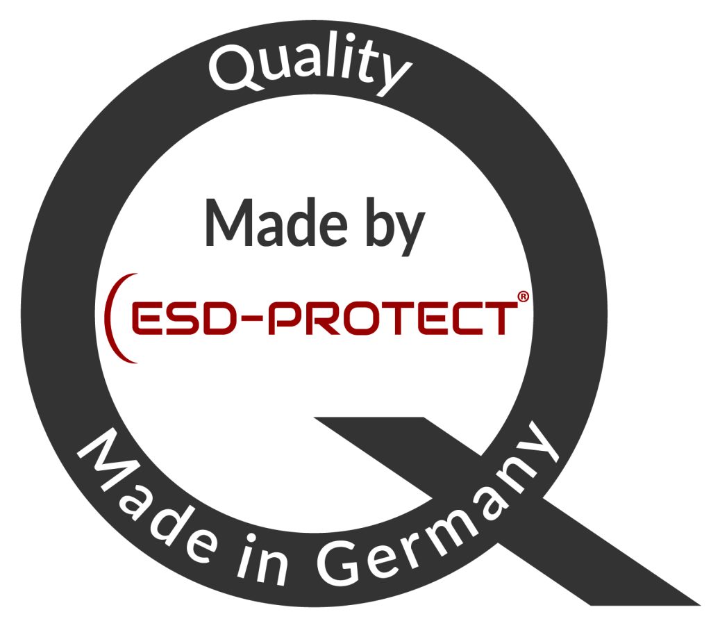 Qualitätssiegel ESD-PROTECT, Made by ESD-PROTECT